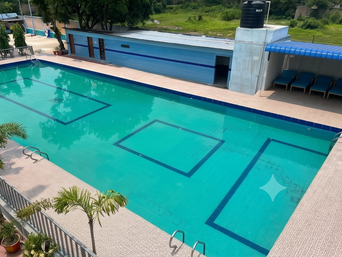 SOAA Pool Aerial View
